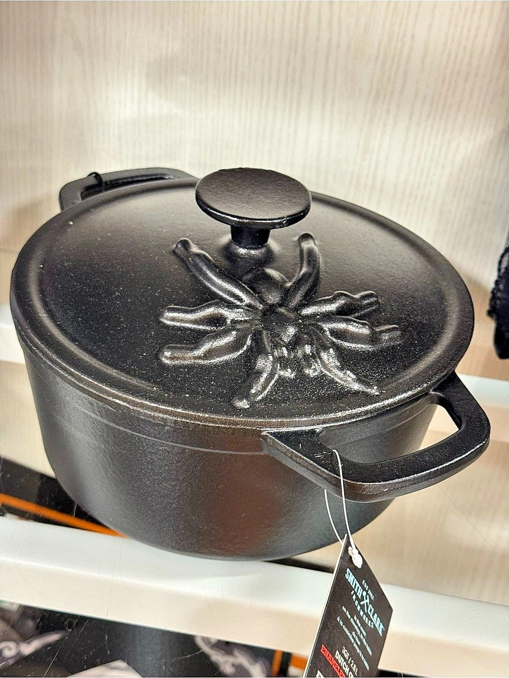 Smith & Clark Ironworks Dutch Oven 3 Qt Black Cast Iron NWT
